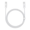 Кабель Baseus Dynamic Series Fast Charging Data Cable Type-C to Type-C 100W 1m White (CALD000202)
