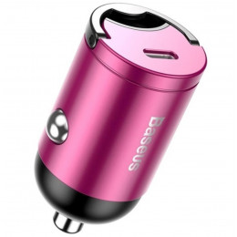 Автомобільний зарядний пристрій Baseus Tiny Star Mini Quick Charge Car Charger USB Port 30W Pink