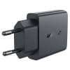 Мережевий зарядний пристрій ACEFAST A69 PD30W GaN (USB-A+USB-C) ultra-thin charger Black (7073)- № 3