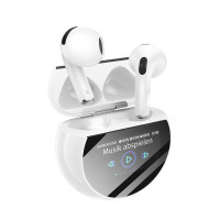 Бездротові навушники BOROFONE BW87 Mist true wireless BT headset with touch screen White (Колір White) - фото № 4