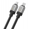 Кабель Baseus CoolPlay Series Fast Charging Cable Type-C to iP 20W 2m Black - изображение 4