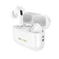 Бездротові навушники BOROFONE BW59 Plus True wireless ANC noise reduction BT headset White (Цвет Белый) - фото № 3