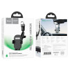 Тримач для мобільного HOCO H17 Waves rearview mirror car holder Black (Черный)- № 8