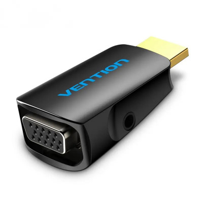 Перехідник Vention HDMI to VGA Converter 1080P with 3.5MM Audio (AIDB0) - зображення 1