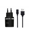 Мережевий зарядний пристрий HOCO C12 Smart Dual USB (микрокабель) зарядное устройство Черный (6957531064114)