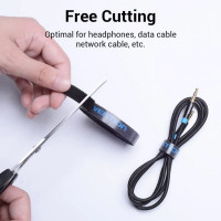 Органайзер для кабелів Vention Cable Tie 5M Black (KAABJ) (Колір 7073) - фото № 2