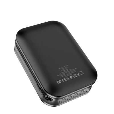 Автомобільний насос HOCO S53 Breeze portable smart air pump Black - изображение 4