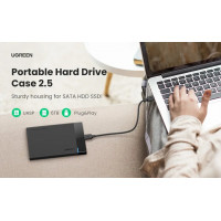 Зовнішня кишеня для накопичувача UGREEN US221 2.5 Inch Hard Drive Box (UGR-30848) (Колір 7073) - фото № 8