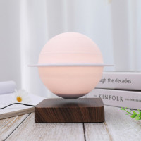 Магнітна левітаційна лампа HCNT Levitating Lamp Saturn Dark Wood Grain (Цвет Dark Wood Grain) - фото № 3