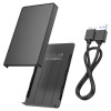Зовнішня кишеня для накопичувача HOCO HB46 USB3.0 2.5-inch SATA hard drive enclosure Black - № 2