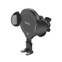 Автотримач для телефона з БЗП HOCO CA60 Aspiring infrared sensor wireless charging car holder Black (Колір Черный), Атикул k40225 |  купить на VILKI.NET - фото № 1