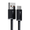 Кабель Baseus Dynamic Series Fast Charging Data Cable USB to Type-C 100W 1m Slate Gray (Slate-Gray)- № 3