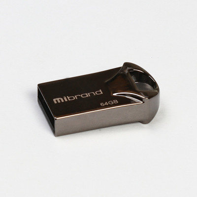 Flash Mibrand USB 2.0 Hawk 64Gb Black (MI2.0/HA64M1B) - зображення 1