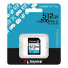 Карта пам'яті SDXC (UHS-1 U3) Kingston Canvas Go! Plus 512Gb class 10 A2 V30 (R200MB/s, W160MB/s) - № 2
