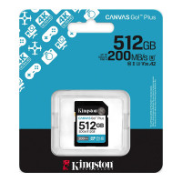 Карта пам'яті SDXC (UHS-1 U3) Kingston Canvas Go! Plus 512Gb class 10 A2 V30 (R200MB/s, W160MB/s)  - фото № 2