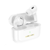 Бездротові навушники BOROFONE BW59 Plus True wireless ANC noise reduction BT headset White (Цвет Белый) - фото № 2