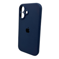 Чохол для смартфона Silicone Full Case AA Camera Protect for Apple iPhone 16 7,Dark Blue (Колір 30805) - фото № 5