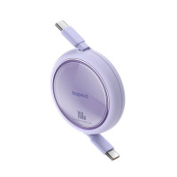 Кабель Baseus Free2Draw Mini Retractable Charging Cable Type-C to Type-C 100W 1m Nebula Purple  - фото № 4