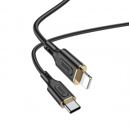 Кабель HOCO X95 Goldentop PD charging data cable iP Black