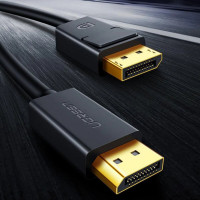 Кабель UGREEN DP Male to Male Cable 1m (Black) (Цвет Black) - фото № 5