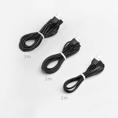 Кабель HOCO X20 USB to Micro 2.4A, 1м, ПВХ, конектори TPE, Чорний (6957531068822) - зображення 5