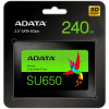 Накопичувач SSD ADATA Ultimate SU650 240GB 2.5