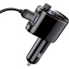 АЗП з FM-модулятором Baseus S-06 Car Bluetooth MP3 Player Black (Черный)- № 4