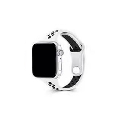 Ремінець для годинника Apple Watch Small Waist two colors 42/44/45/49mm White-Black - зображення 1