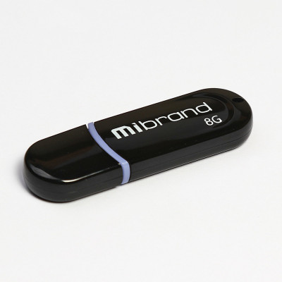 Flash Mibrand USB 2.0 Panther 8Gb Black (MI2.0/PA8P2B) - зображення 1