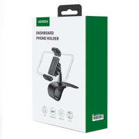 Автотримач для телефона UGREEN LP189 Dashboard Snap Clip Phone Holder Black (Колір Black) - фото № 2