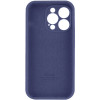 Чохол для смартфона Silicone Full Case AA Camera Protect for Apple iPhone 13 Pro 7,Dark Blue (FullAAi13P-7) - изображение 4