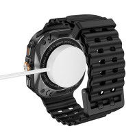 Бездротовий зарядний пристрій для смарт-годинника HOCO Y29 Smart sports watch charging cable White (Колір Білий) - фото № 4