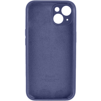 Чохол для смартфона Silicone Full Case AA Camera Protect for Apple iPhone 15 7,Dark Blue - изображение 4