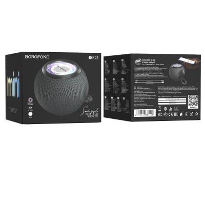 Портативна колонка BOROFONE BR23 Sound ripple sports BT speaker Black - изображение 3