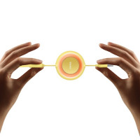 Кабель Baseus Bright Mirror 2 Series Retractable 3-in-1 Fast Charging  Data Cable USB to M+L+C 3.5A 1.1m yellow (Цвет Желтый) - фото № 8