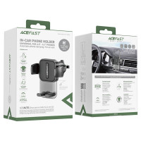 Автотримач для телефона ACEFAST D25 press type car holder for air vent Black (Цвет 7073) - фото № 2