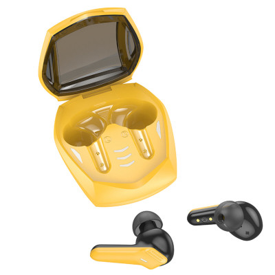 Навушники HOCO EW28 Magic true wireless BT gaming headset Yellow - зображення 3