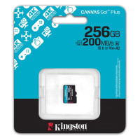 Карта пам'яті microSDXC (UHS-1 U3) Kingston Canvas Go! Plus 256Gb class 10 A2 V30 (R200MB/s, W-160MB/s)  - фото № 2