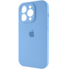 Чохол для смартфона Silicone Full Case AA Camera Protect for Apple iPhone 14 Pro 49,Cornflower - изображение 2