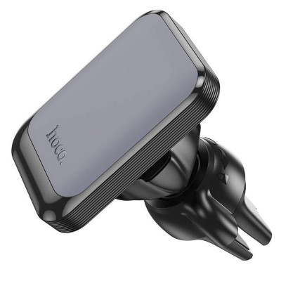 Тримач для мобільного HOCO H24 Climber magnetic car holder(air outlet) Black Gray - зображення 2