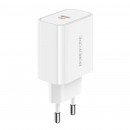 Мережевий зарядний пристрій BOROFONE BA57A Easy Speed single port PD20W charger White