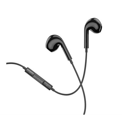 Навушники BOROFONE BM30 Max Acoustic wire control earphones for Type-C with mic Black (BM30MCB) - изображение 2