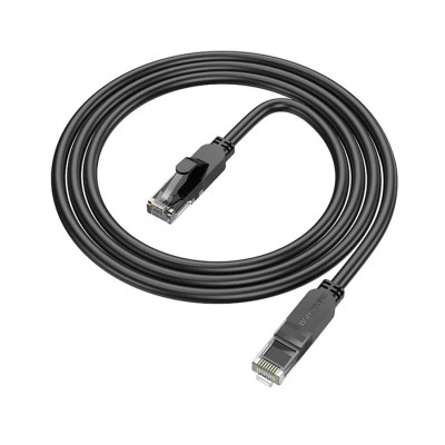 Кабель BOROOFONE BUS01 Гигабитный сетевой кабель категории 6 (L=3M) Черный - изображение 2