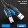 Кабель Vention USB2.0 A Male to B Male Print Cable 3M Black (VAS-A16-B300) - зображення 4