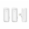 Бездротова мікрофонна система Ulanzi Vijim J12 Wireless Lavalier Microphone System (Lightning Apple interface ) (UV-3097 J12 white) (White)- № 2