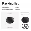Бездротові навушники ACEFAST FA002 ACEFIT Air wireless earbuds Black (7073)- № 7