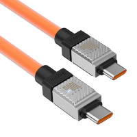 Кабель Baseus CoolPlay Series Fast Charging Cable Type-C to Type-C 100W 1m Orange (Колір Orange) - фото № 3