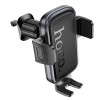 Автотримач для телефона HOCO H78 Vista push-type car holder (air outlet) Black Metal Gray (Black Metal Gray)- № 3