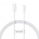Кабель Baseus Superior Series (SUPERVOOC) Fast Charging Data Cable USB to Type-C 65W 1m White