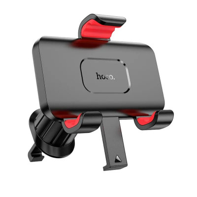 Тримач для мобільного HOCO H21 Dragon automatic clamp car holder(air outlet) Red Black - зображення 2